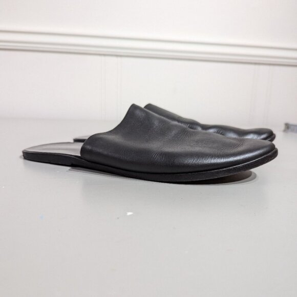 Tkees Ines Leather slide on mules - size 7B - Black - Picture 4 of 11